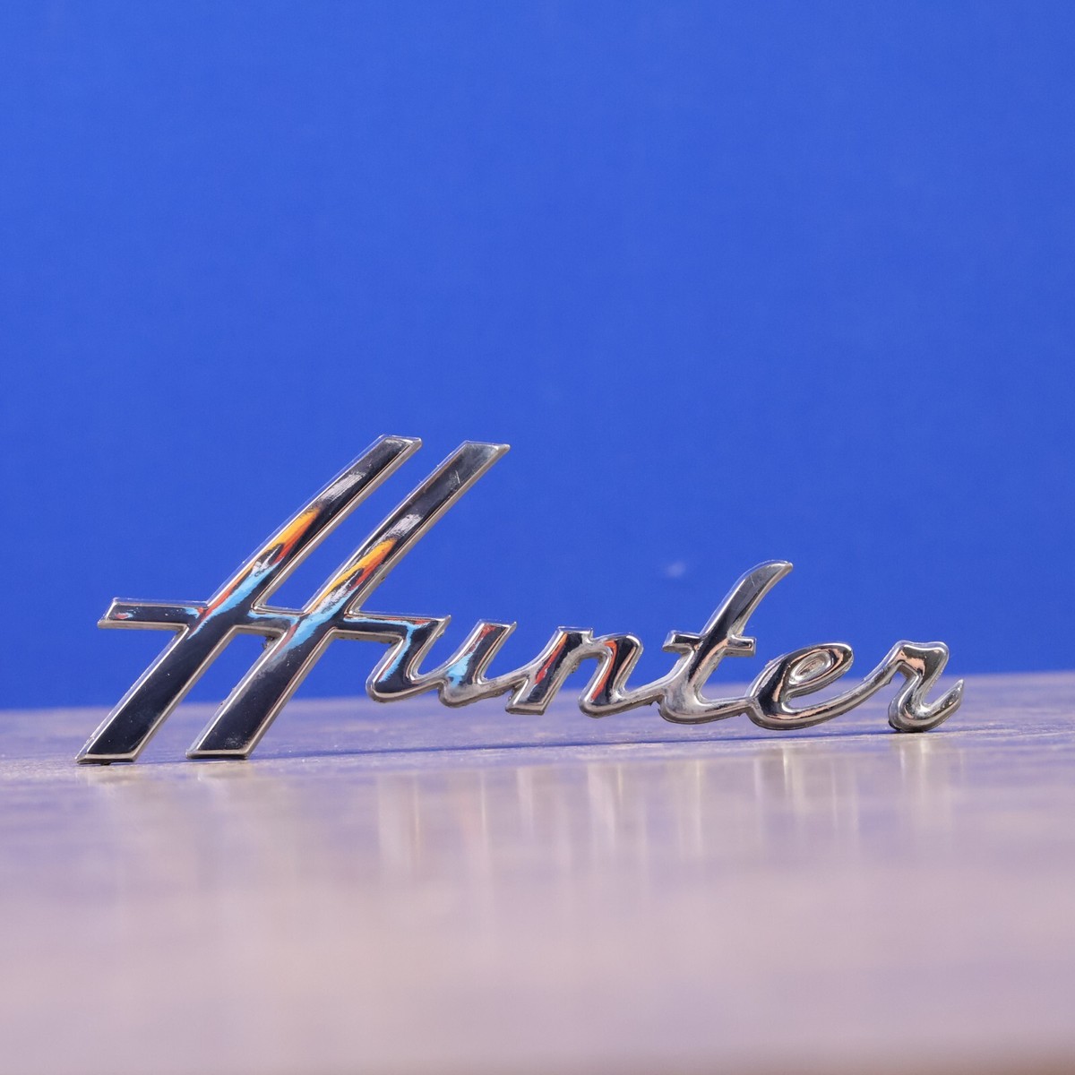 Hillman Hunter Classic Car Badge/ Emblem/ Logo. Nice Chrome | eBay