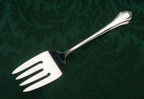 Bel Chateau by Lunt Sterling Silver Meat Serving Fork 8"