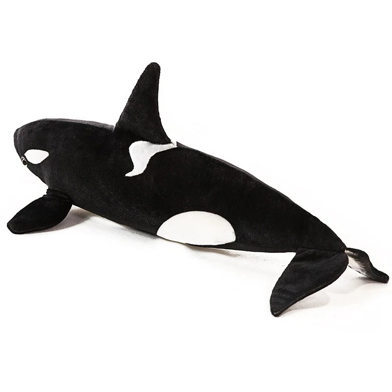 Mega Killer Whale Plush Stuffed Giant Marine Shark Sea Animal Orca