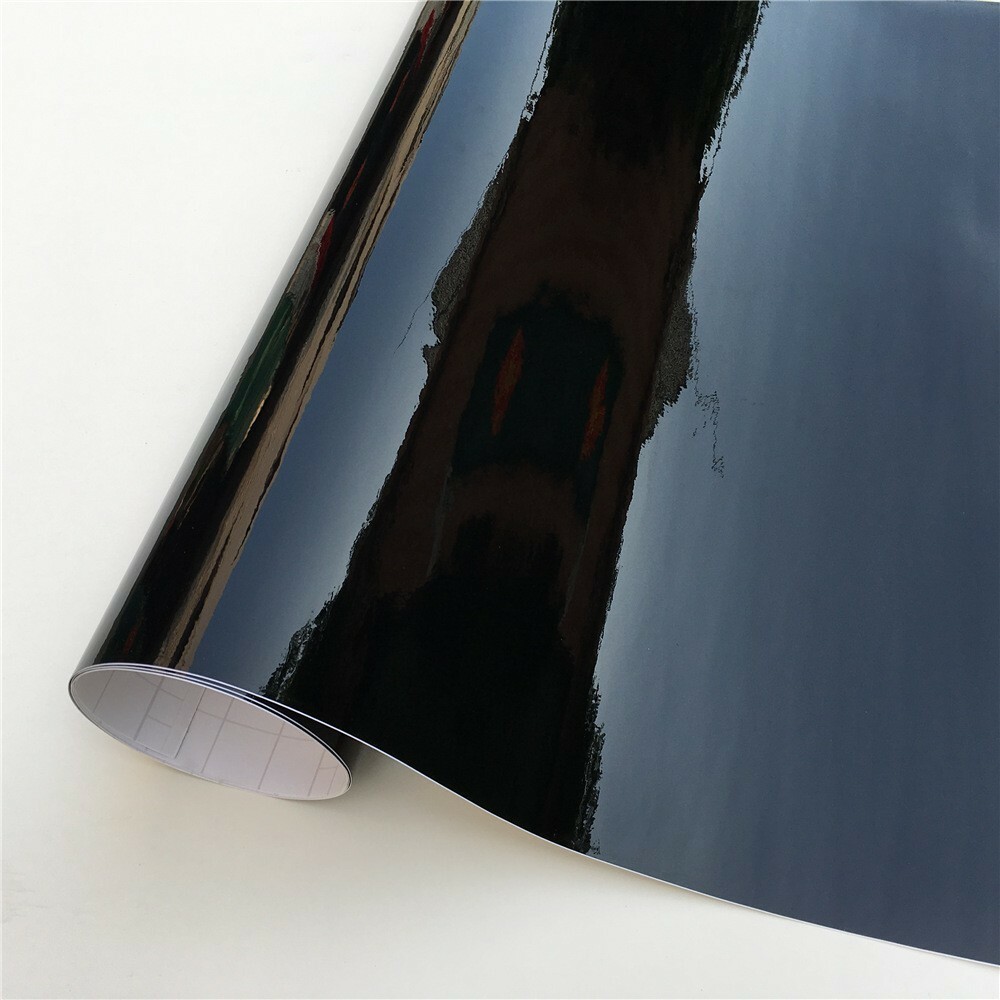 Hachi Auto 5FT X 5FT Gloss Black Vinyl Wrap Sheet | 60x60 Inches Car Roof Film, DIY Decal