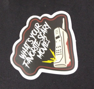 What's Your Favorite Scary Movie? Horror Movie Sticker 2'' (AH)