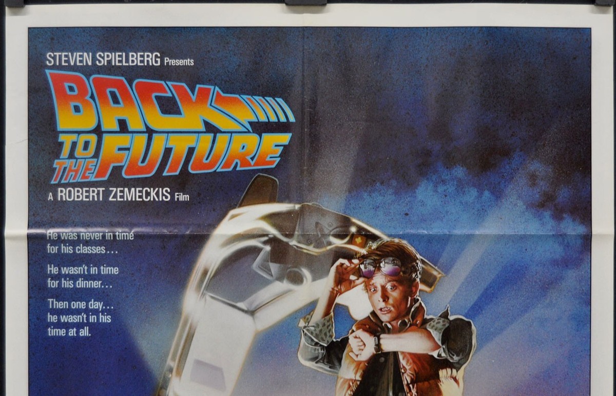 Back To The Future 1985 STUDIO-STY MOVIE POSTER MICHAEL J