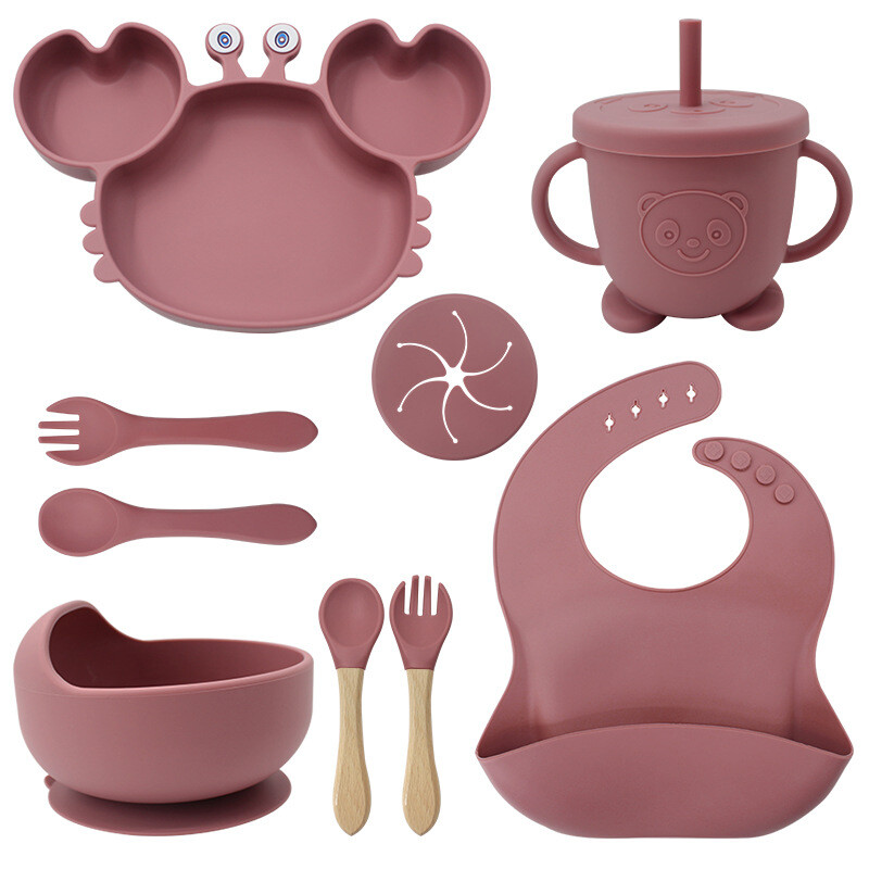Children's tableware and dinner plate, food-grade silicone