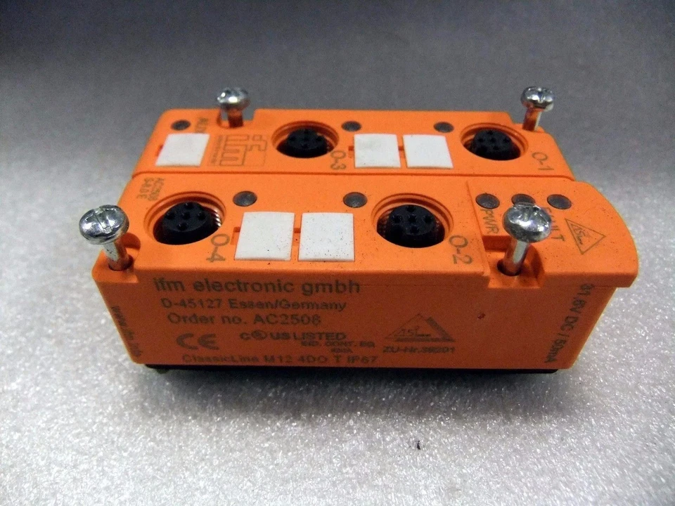 IFM Efector AC2508 ClassicLine 4DO T M12 PLC Digital Output Module - Image 2 of 3