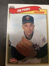 1989 SWELL BASEBALL GREATS 150 CARDS JIM PERRY MINNESOTA TWINS