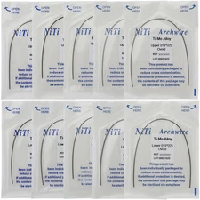Dental Ortho Arch Wire Titanium TMA Beta Ti-Mo Alloy Rectangular Upper/Lower