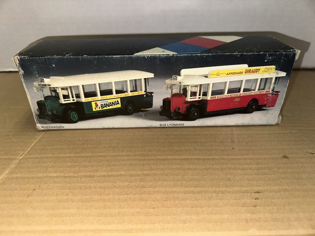 Miniature Solido Renault TN6C 1934 - Bus Lyonnais Rouge - 1/50 - Occasion