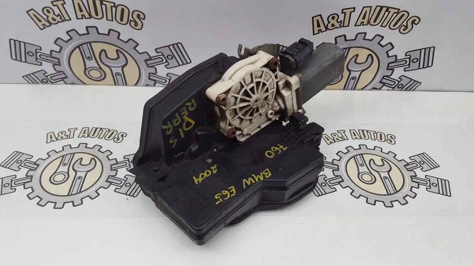 BMW SERIE 7 E65 E66 760LI 2004 pasajero trasero izquierdo cerradura de puerta (cierre suave) Foto 2 de 4