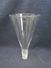 Q-GLASS Long Form Glass Powder Funnel w/ 29/42 Inner Joint 4” OD QF-7000-215