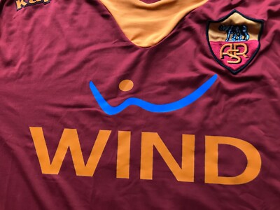 Maillot AS Roma Domicile 2011-2012, Taille L, Kappa, Occasion Bon État