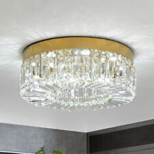 LED Ceiling Light Crystal Chandelier Living Room Bedroom Pendant Light 3-Colors