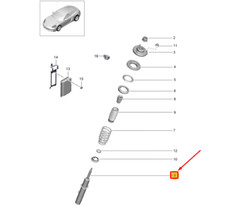 PORSCHE 718 CAYMAN 982 Front Shock Absorber 982413031E NEW GENUINE