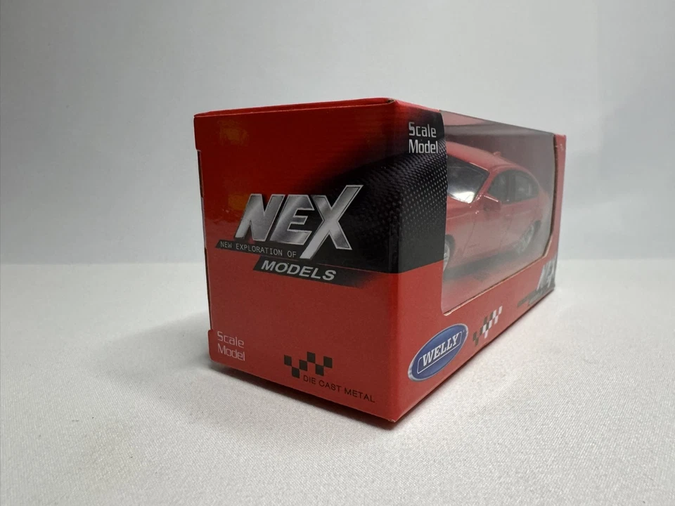 1:43 BMW 3-er Series F30 2011-2019 Rot NEU OVP Modellauto Diecast Welly - Bild 3 von 4