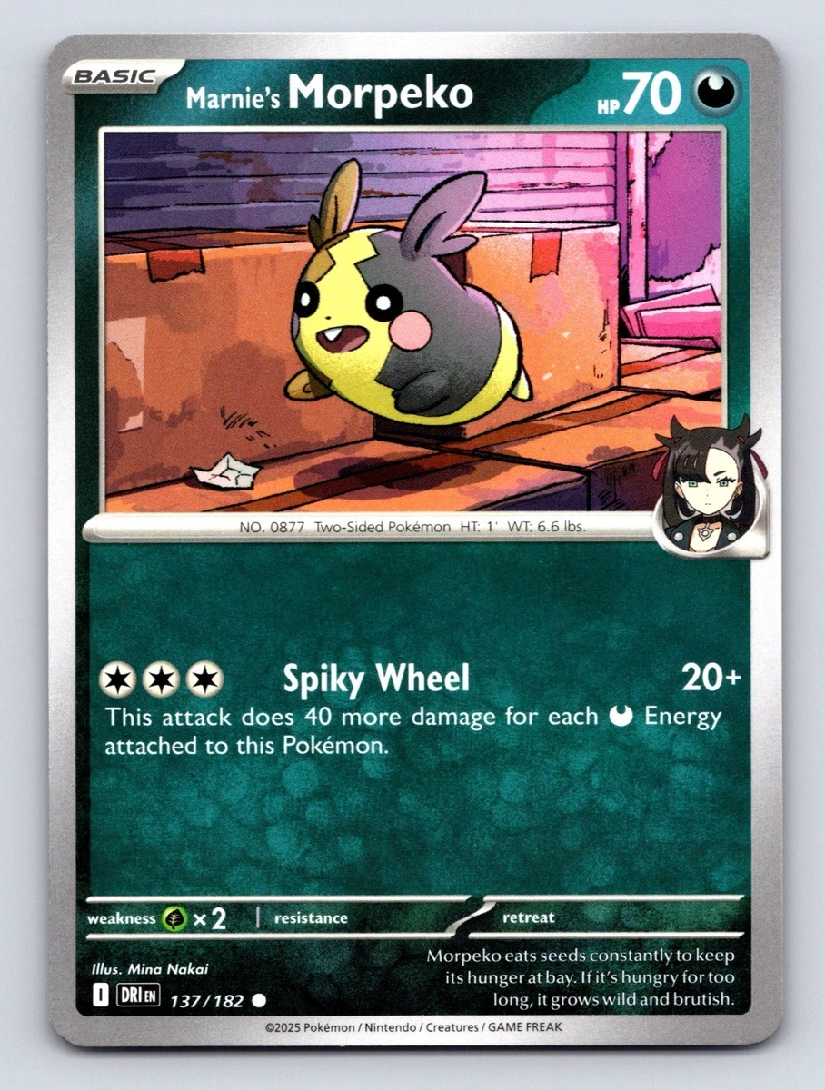 Preços baixos em Cartões TCG de Pokémon Marnie's Morpeko | eBay