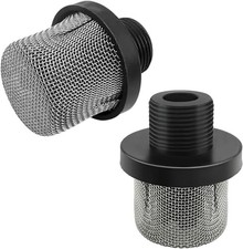 288716 3/4" Inlet Suction Strainer Sprayer Paint For 288716, Black