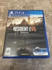 Resident Evil 7: Biohazard (PlayStation 4, 2017) Tested & Working