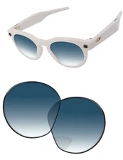 Lenslog Blue Gradient Polarized Replacement Lens For-Oakley Meta HSTN OW8002-51