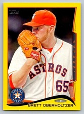 2014 Topps Yellow  Brett Oberholtzer 115