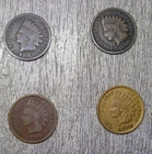 Indian Head Penny Lot Of 4 1889-1890-1899-1906