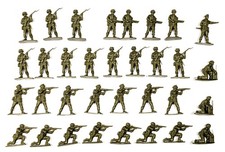 British Paratroops  - 33 Airfix Figuren 1:32 aus den 70er Jahren