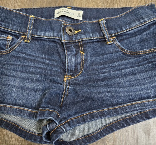 Abercrombie Kids Shorts Denim Size 16 Kids Short Blue Denim - Picture 5 of 11