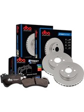 DBA Rear Disc Rotor + Street Series Brake Pads fits BMW 6 Series 4.4 E64 645 Ci