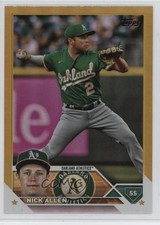 2023 Topps Series 2 Gold Foil Nick Allen #521 f2v