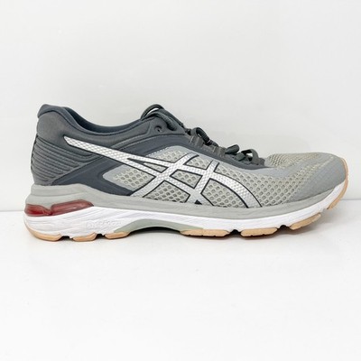 Asics Womens GT 2000 6 T855N Gray Running Shoes Sneakers Size 10