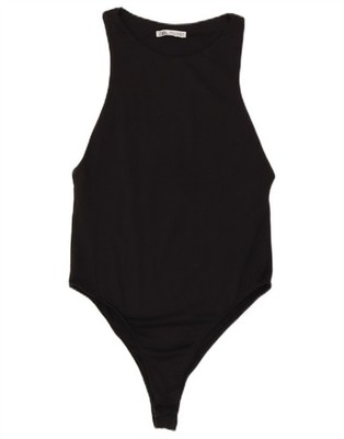 Zara Damen Body UK 12 Medium Schwarz QD06
