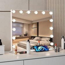 Led Hollywood Makeup Mirror Large Vanity Light Mirror With Dimmable Led Bulbs