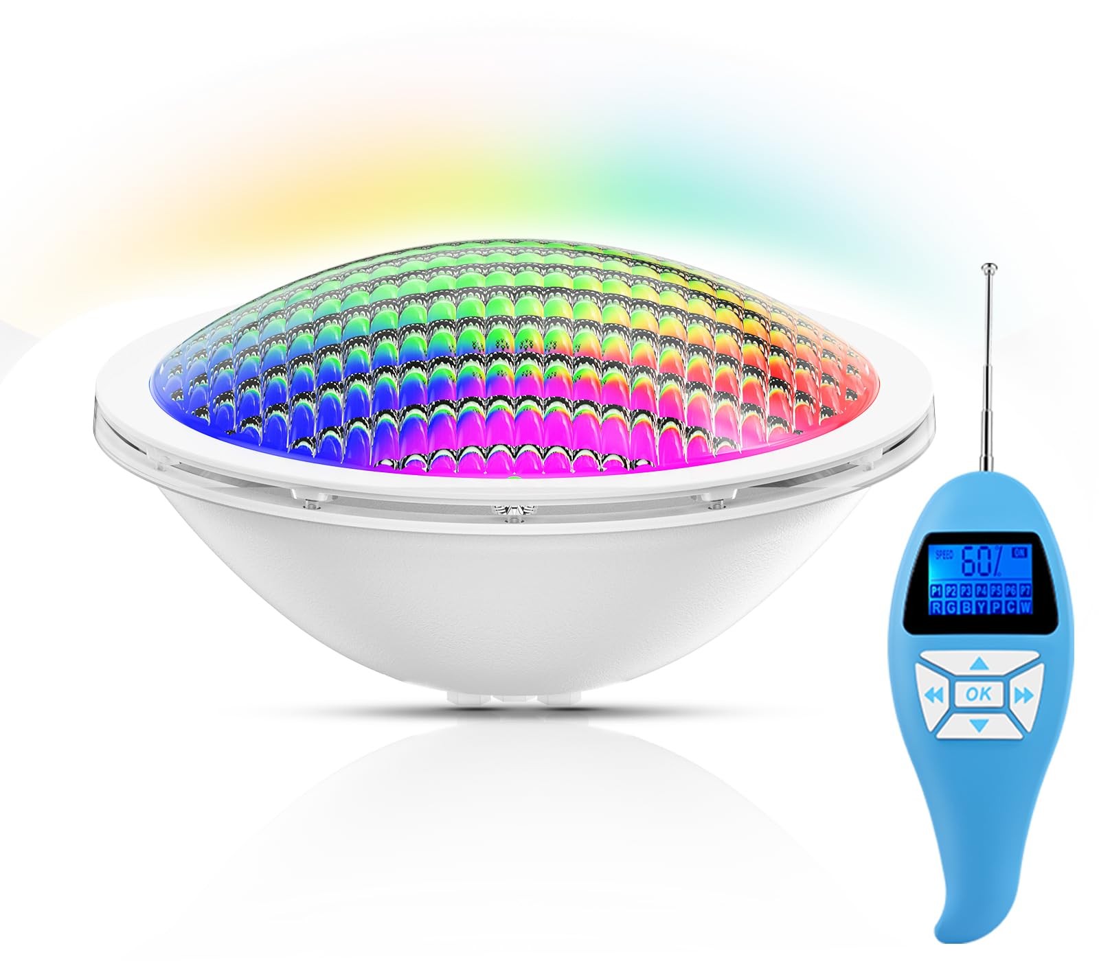 Projecteur piscine LED PAR56 20W variable pour remplacer un spot halogène