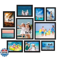 BESCRCL 10 Pack Picture Frames Collage Wall Decor, Gallery Wall Frame Set for