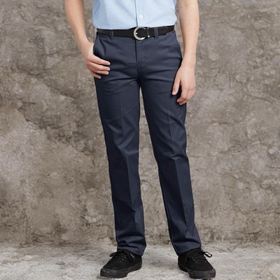 Dickies Boy s Twill Pants Slim Fit Straight Leg In Dark Navy Size 20