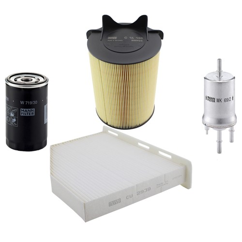 Mann-Filter Air Cabin Fuel Engine Oil Filter Kit For Volkswagen Jetta - Bild 2 von 2