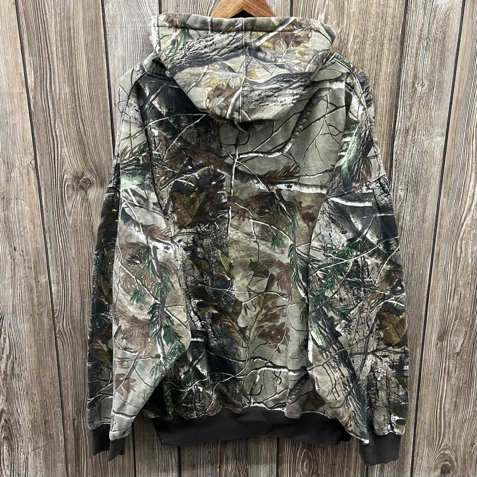Sudadera con capucha vintage John Deere Realtree caza camuflaje para hombre XXL 2XL Foto 2 de 4