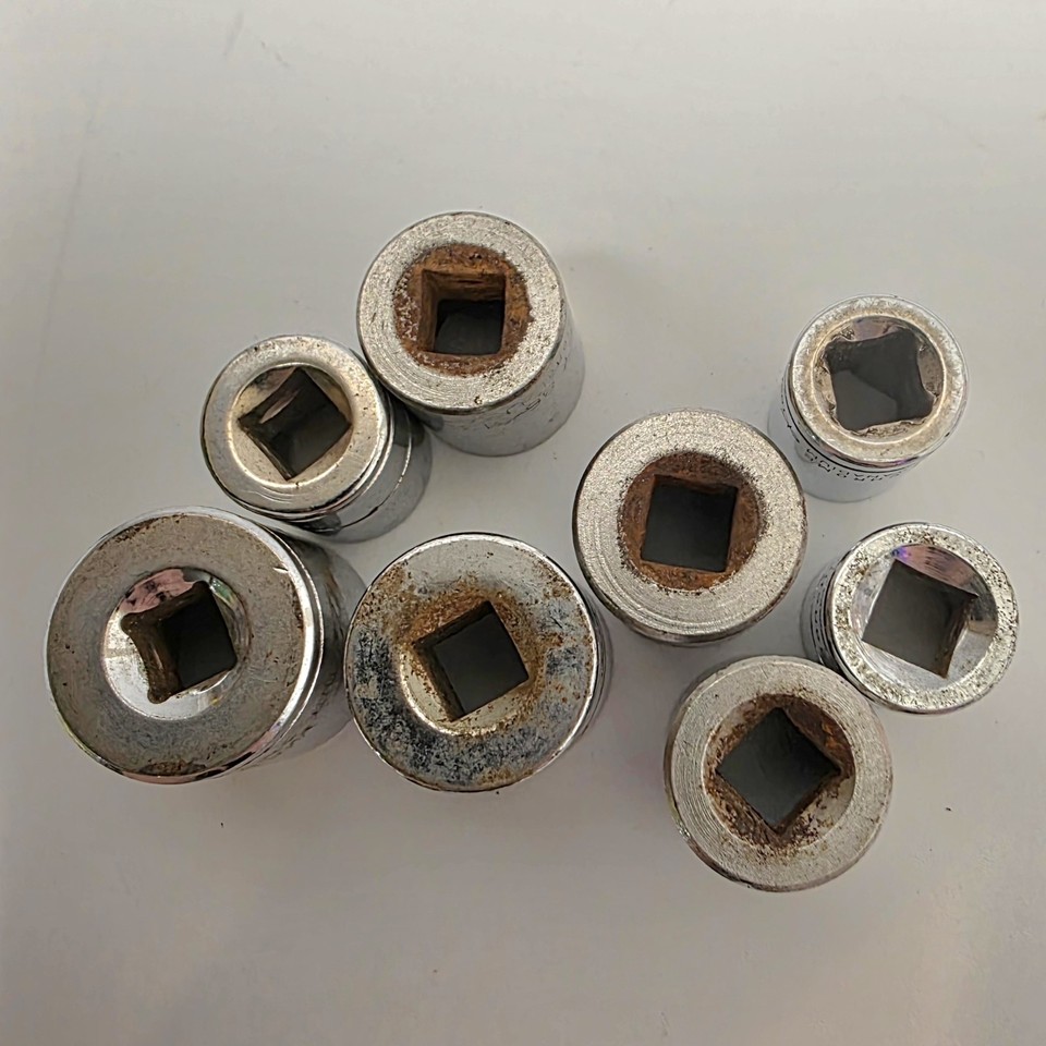 3/8 Drive 6 Point Shallow Sockets Assorted Sizes See Pics for ...