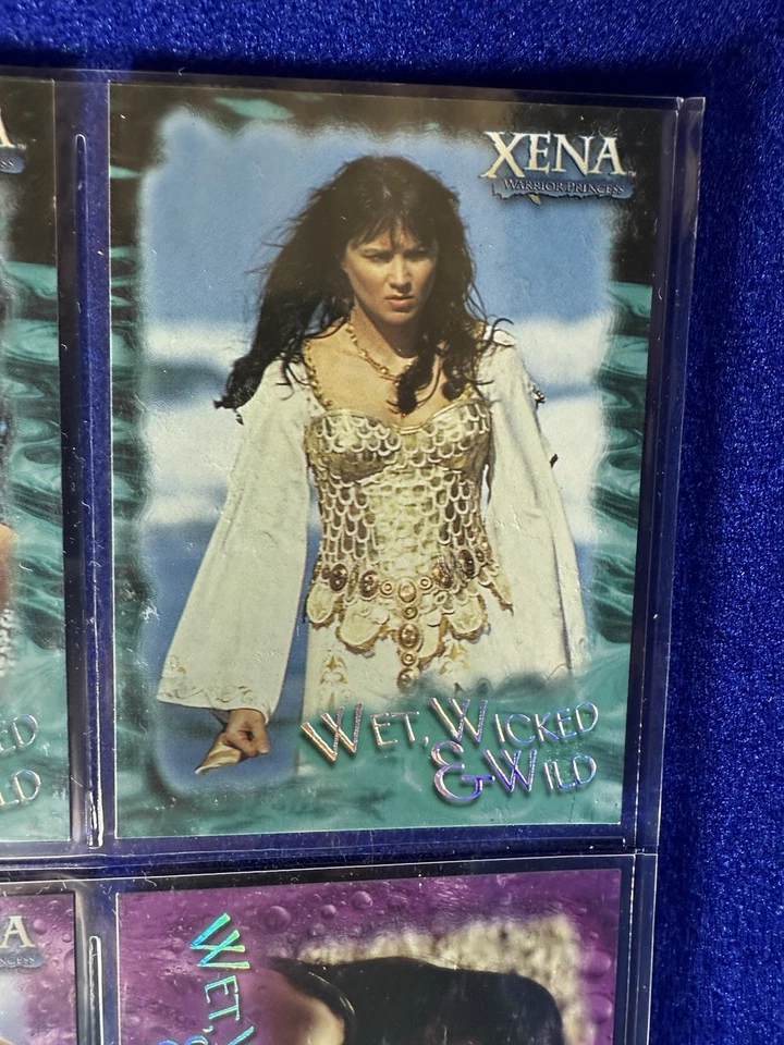 2001 Rittenhouse Xena Season 6 Wet Wicked & Wild complete set www1-www9 - Image 4 of 4