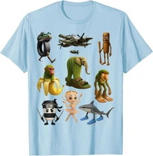 Italian Brainrot Meme AI-Generated Characters  Unisex T-Shirt