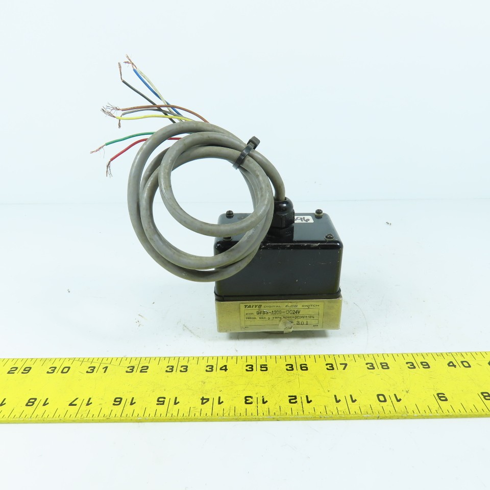 Taiyo DFS3-1200-DC24V Digital Flow Switch 0.7 Mpa 24VDC +10% | eBay