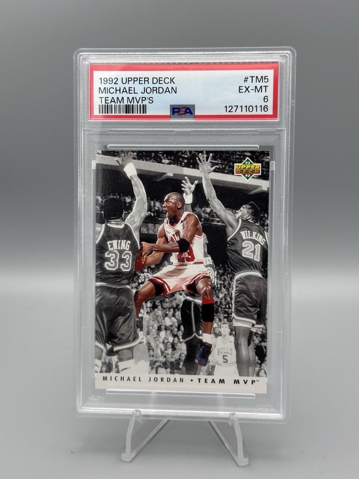 1992 Upper Deck # TM5 Michael Jordan - Team MVP - Iconic Card 🏀 🔥