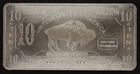 Ten Troy Ounce "Buffalo" .999 Fine Titanium Bullion Bar