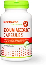- Sodium Ascorbate Buffered Vitamin C Capsules, 100 Ct | Vegan, Non-Acidic & Eas