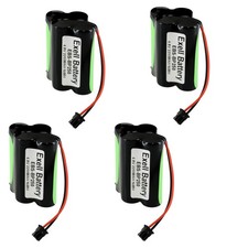 4x Scanner Battery EBS-BP250 Compatible With Uniden BP120 BP150 BP180 BP250