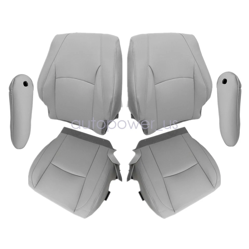 For 2004-2009 Lexus RX330 Bottom & Lean Back Seat Cover Gray With Armrest Cover Foto 2 de 4