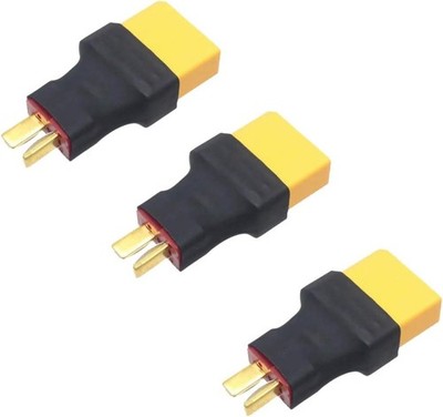 3 Stücke Deans T-Stecker Männlich Stecker auf XT90 Buchse Steckeradapter für RC 