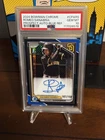 2024 Romeo Sanabria 1st Bowman Chrome Auto True Blue /150 PSA 10 Gem Padres