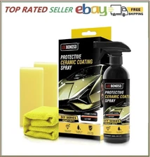 Ceramic Coating Spray for Cars - Shiny Car Stuff, Hydrophobic Car Wax Spray 10oz