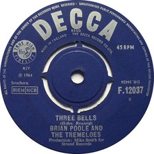Brian Poole And The Tremeloes - Three Bells, 7