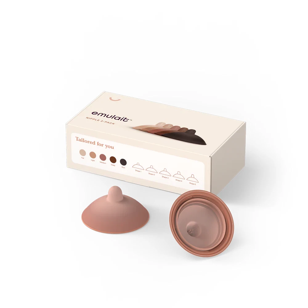 Emulait Nipple 2-Pack, Shape 4, Medium Color
Opens in a new window or tab