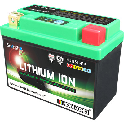 SKYRICH Bateria de litio con indicador de carga LIB5L